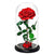 Trandafir Criogenat rosu mare Ø9,5cm in cupola 12x25cm - Kdeco.ro