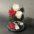 Trandafiri Criogenati 2 albi si 1 rosu in forma de inima - Kdeco.ro