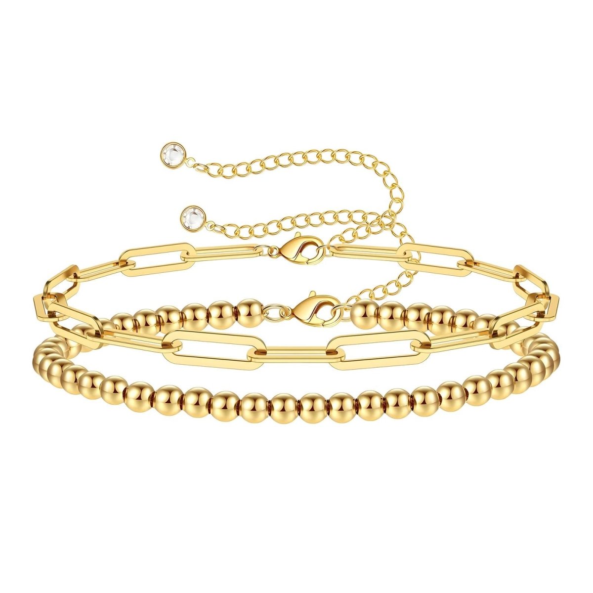 Brățară Premium Lumira din inox placată cu Aur 18K, cu pietre de zirconiu cubic strălucitoare