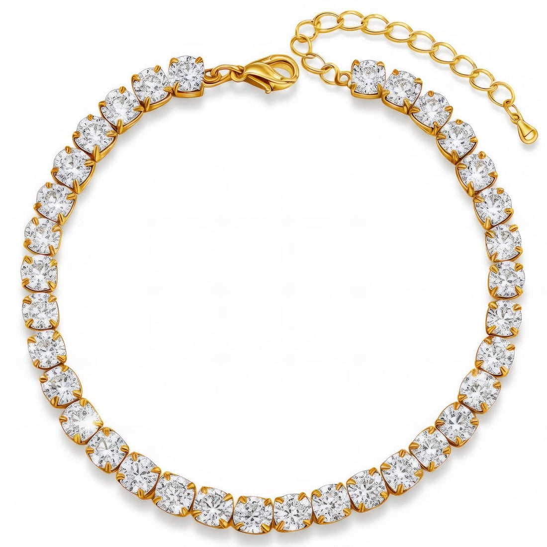 Brățară Premium Tennis Zella inox cu pietre zirconiu cubic, placată cu Aur 18K