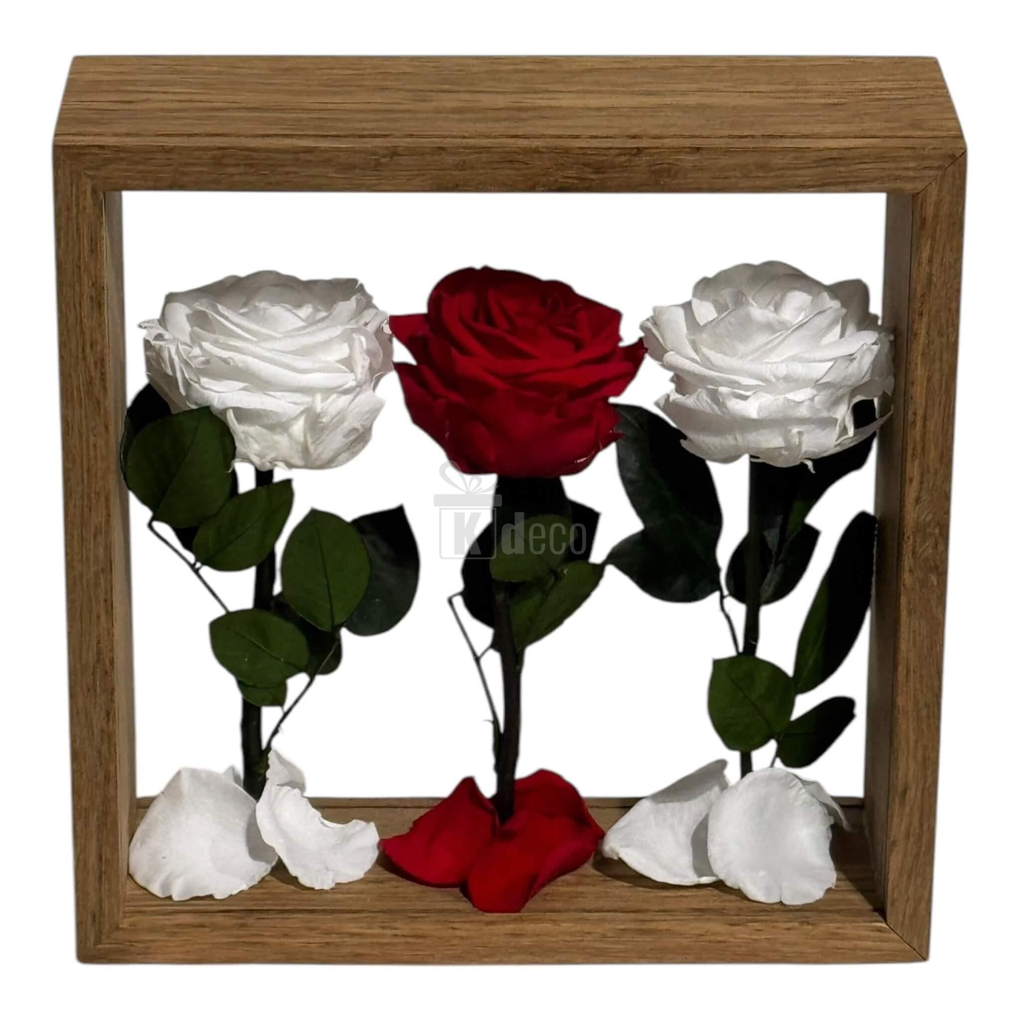Aranjament de Masă cu Trandafiri Criogenați – Eleganță Naturală ce Durează Până la 25 de Ani - Kdeco.ro