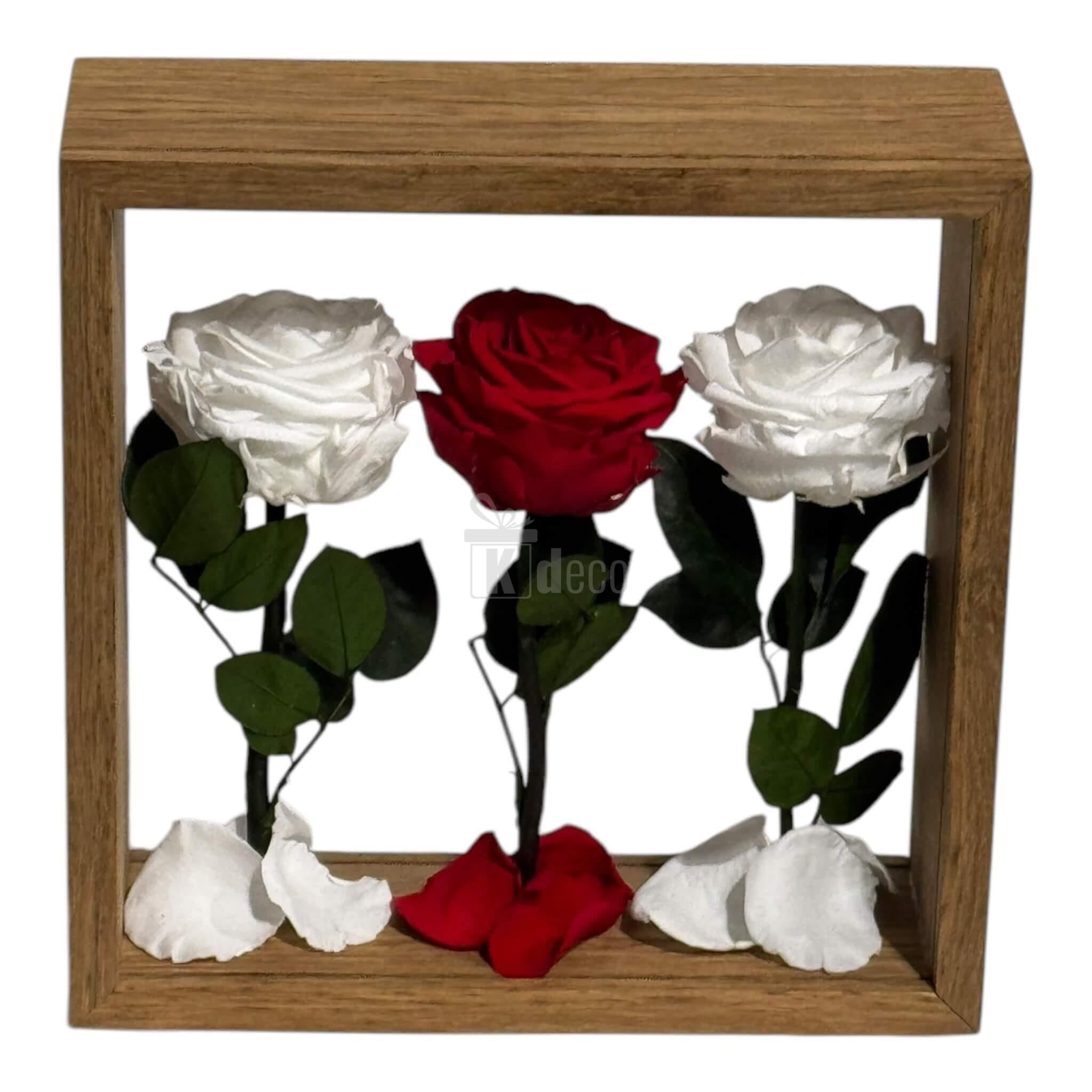 Aranjament de Masă cu Trandafiri Criogenați – Eleganță Naturală ce Durează Până la 25 de Ani - Kdeco.ro
