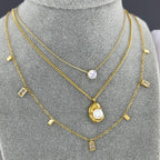 Colier Elara din Inox cu Perlă Imitatie, Placat cu Aur 18K, Eleganță Zilnică cu Atitudine Premium - Kdeco.ro