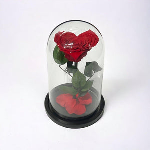 Trandafir Criogenat Inima Rosie, 15x25cm - Kdeco.ro