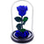 Trandafir Criogenat XL albastru Ø6,5cm in cupola 10x20cm - Kdeco.ro